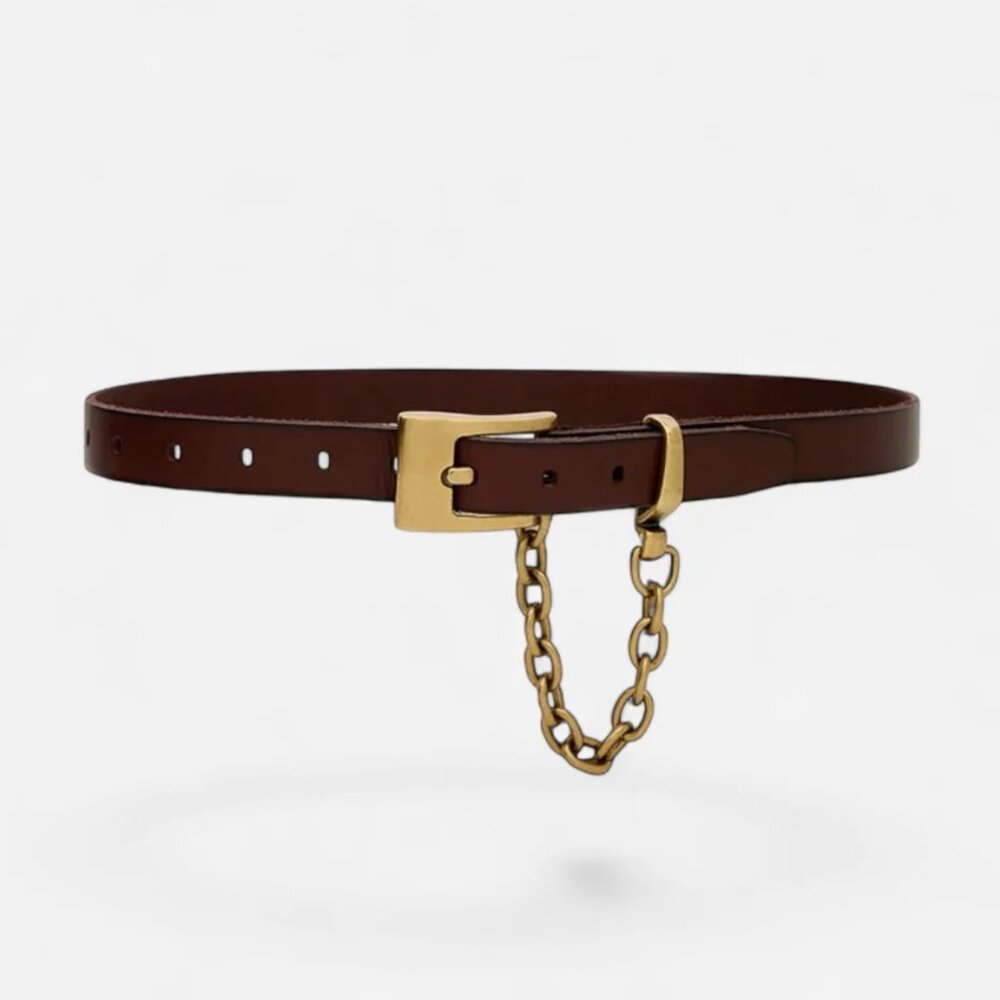Linea Pelle Belt - Ledger / Chestnut Vintage - Medium